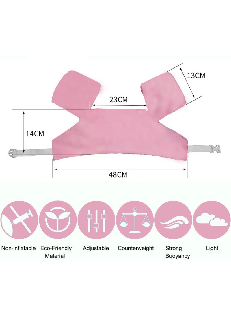TAPIT Toddler Swim Vest Kids Water Wings Arm Floaties for 30-55 Pounds Infant Safety Swim Aid Jumper Inflatable Swim Arm Bands Float Sleeves Swimming Armbands for Sea/Pool/Beach/Training (Mermaid) - Image 3
